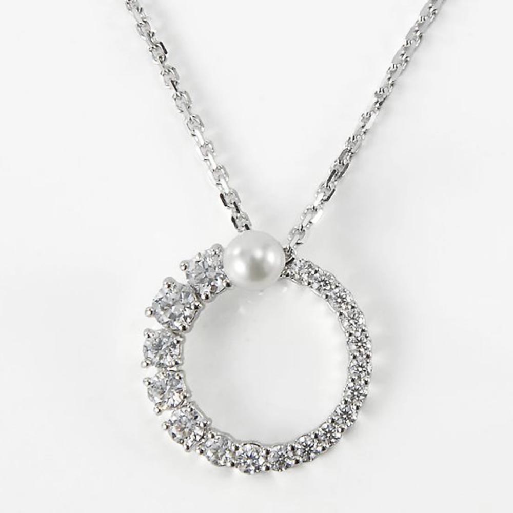 Swarovski スワロフスキー ネックレス 5723568 Matrix Matrix pendant, Square cut, Blue, Rhodium plated | Swarovski