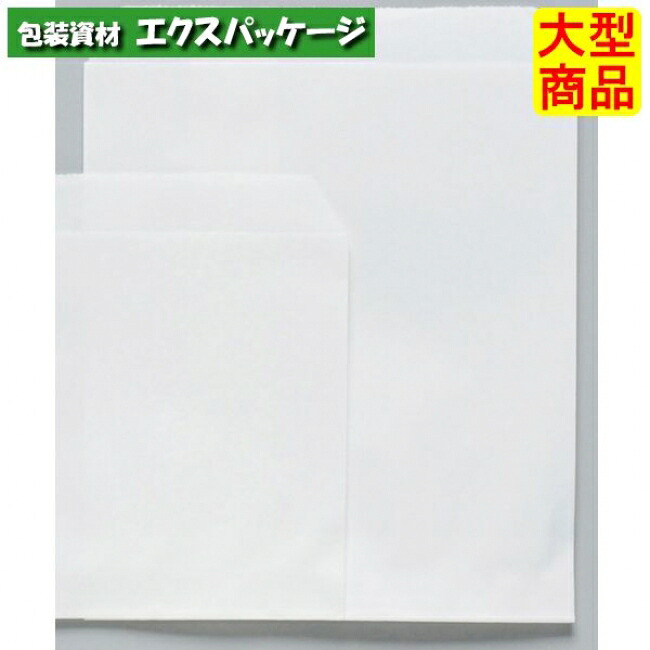 ●耐油袋 平袋 白無地 L XZT10001 3000枚入 入れもの売りわたす 納期1週 大型商いもの 取り寄せ品 パックタケヤマ