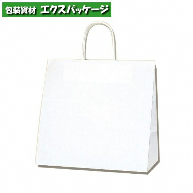 25チャームバッグ　30-3　晒100g　白無地　200枚入　#003267110　ケース販売　取り寄せ品　シモジマ
