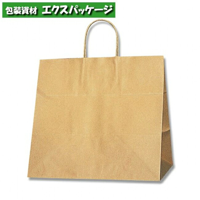 25チャームバッグ　34-1　未晒無地　クラフト　底ボール入　100枚入　#003269916　ケース販売　取り寄せ品　シモジマ