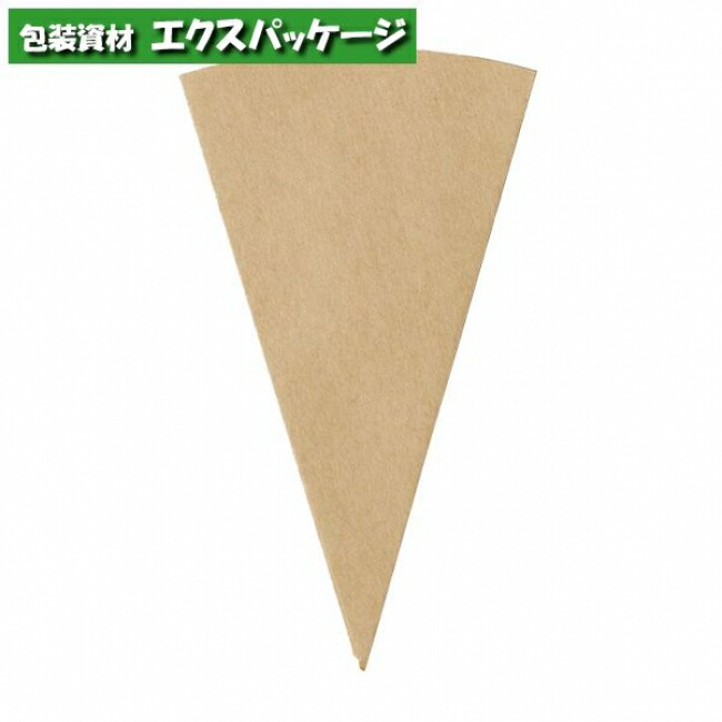 ワッフルコーンミニ　012　茶　TSK21　8906532　2500枚入　ケース販売　取り寄せ品　天満紙器