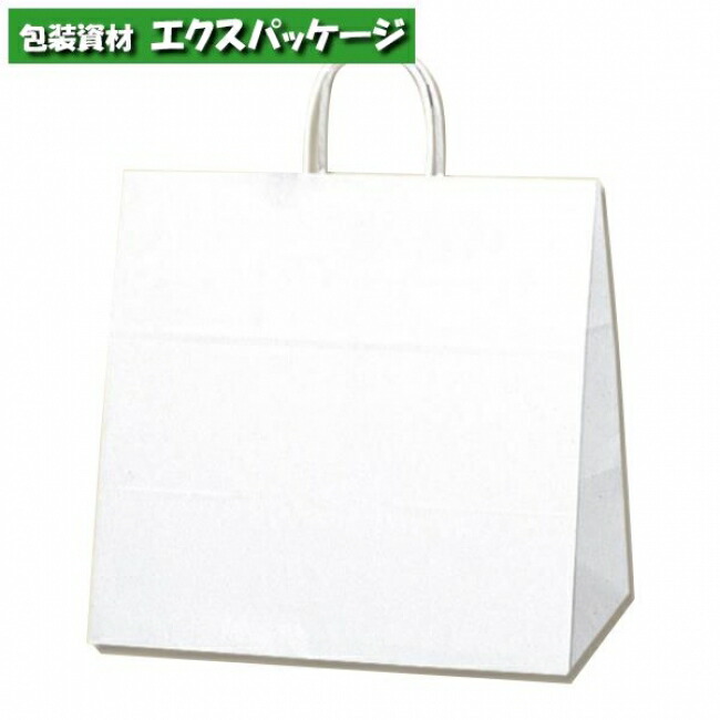 25チャームバッグ　34-1　晒100g　白無地　底ボール入　100枚入　#003269915　ケース販売　取り寄せ品　シモジマ