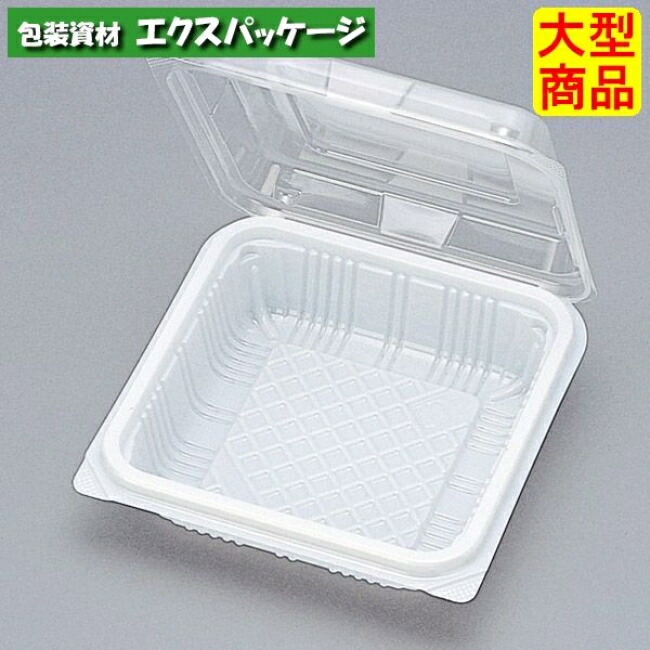 FKパック　P-710　白　フタ一体式　900枚　0530956　ケース販売　大型商品　取り寄せ品　福助工業