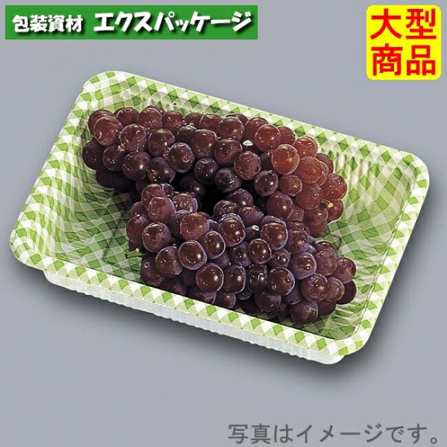 LC・R　LC-6　チェック緑　本体・フタセット　900枚　0572527　ケース販売　大型商品　取り寄せ品　福助工業