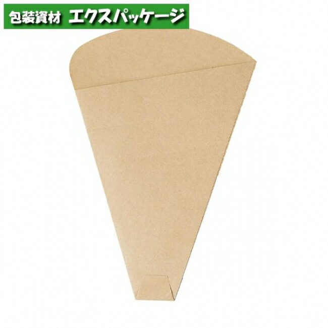 無地３角形袋T04 茶ラミ 渦巻き TSK12 8906528 2000枚入 容れもの売りわたす 取り寄せ品 天満紙器