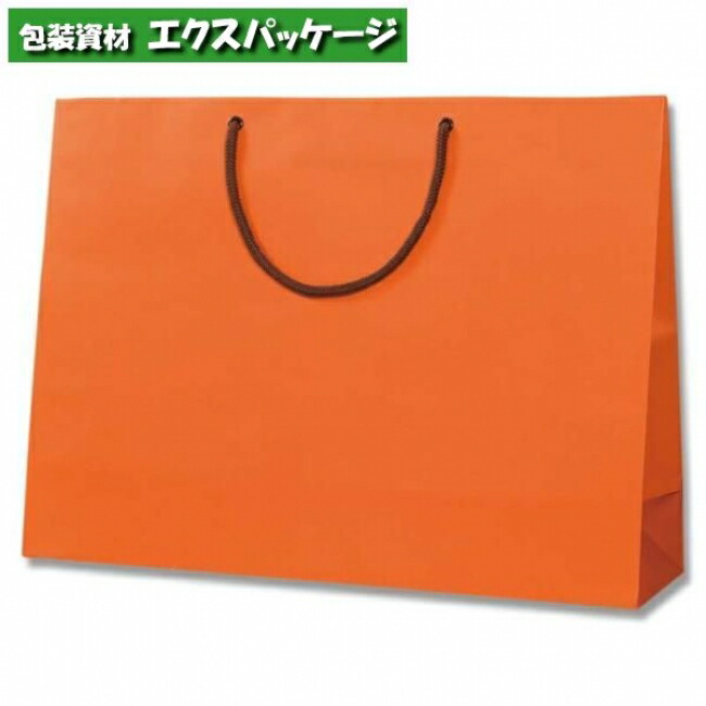 ブライトバッグ Y2 Dオレンジ マットPP貼り 50枚入 #006138108 ケース販売 取り寄せ品 シモジマ
