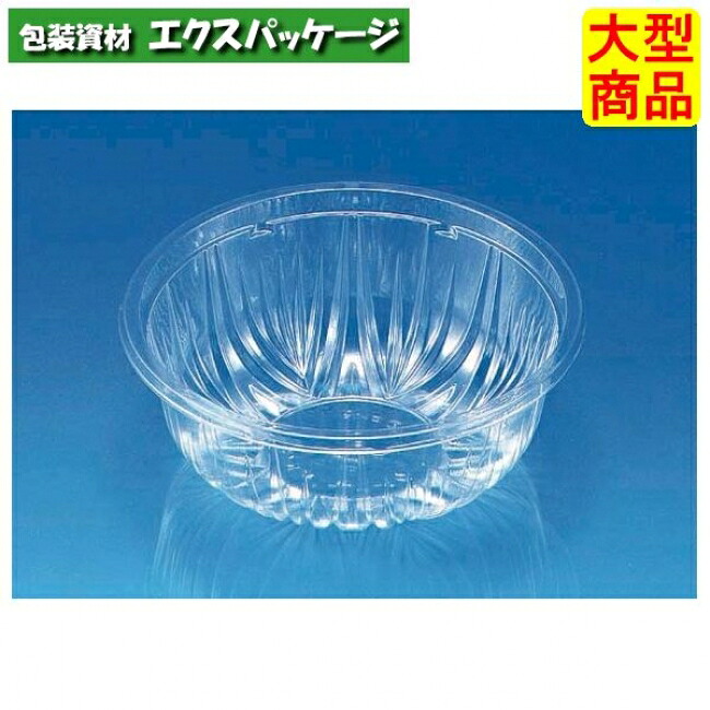 バイオ　Ｍ　小　深　本体のみ　クリアー　#PABS395　1200個入　ケース販売　大型商品　取り寄せ品　リスパック