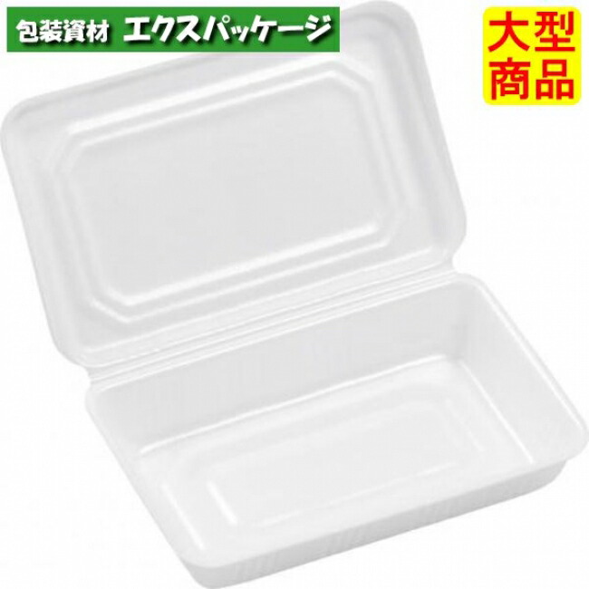 R文化折　1.5合　白　本体・蓋一体　192×120×45(8)mm　600枚入　SH708848　5A9F　ケース販売　大型商品　取り寄せ品　エフピコ