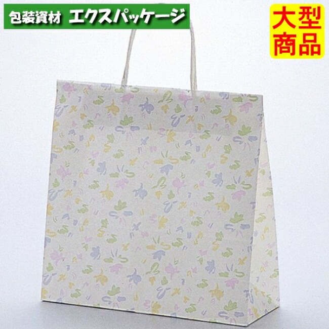 楽天市場】手提袋 ラッピーバッグ No.2 花 200枚 0120421 ケース