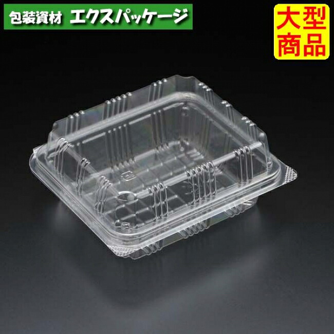 ユニコン LS-角25(盛) 透明 1000枚入 本体・蓋一体 5LK2160 ケース販売 大型商品 取り寄せ品 スミ|袋 容器 製菓 エクスパッケージ