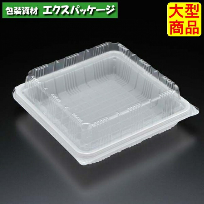 ユニコン LS-角6(盛) W(白) 400枚入 本体・蓋押し並べて 5LK6161 入れもの売りわたす 大型商いもの 取り寄せ品 スミ
