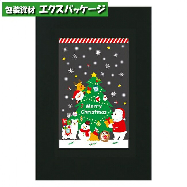 ラッピングパックL　ツリー　XF225　6090600　1000枚入　ケース販売　取り寄せ品　天満紙器｜袋 容器 製菓 エクスパッケージ 10,423円