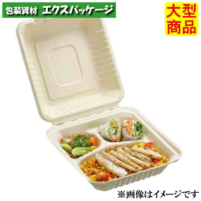 ●BB竹バガスランチ　200-220-3　605987　XZVOR002　200枚　ケース販売　納期1週間　大型商品　取り寄せ商品　パックタケヤマ