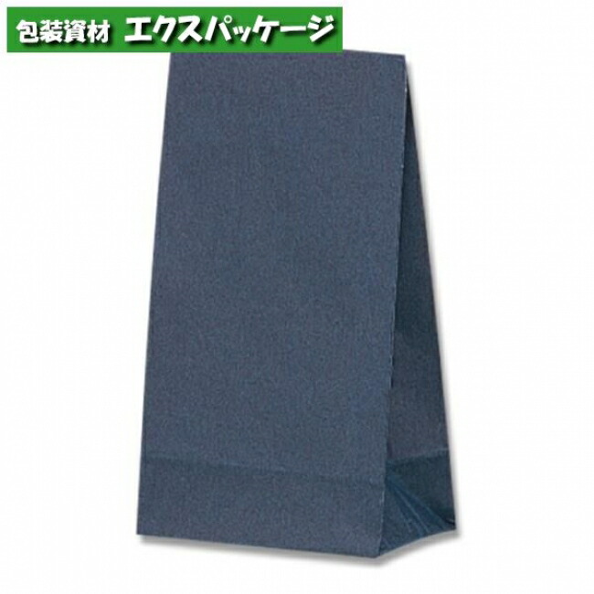 角底袋　未晒無地紺　No.4　2000枚入　#004053401　ケース販売　取り寄せ品　シモジマ