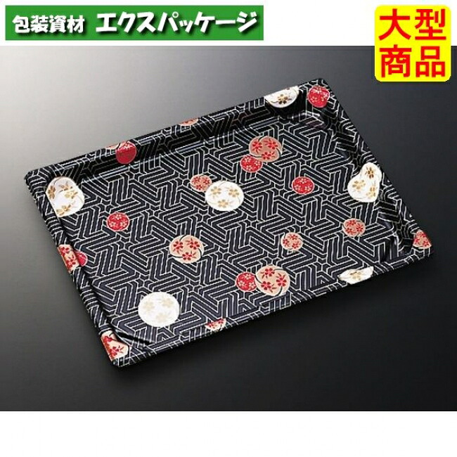 CF　寿司容器L　3　華紋　本体のみ　400枚入　#133561　ケース販売　大型商品　取り寄せ品　中央化学