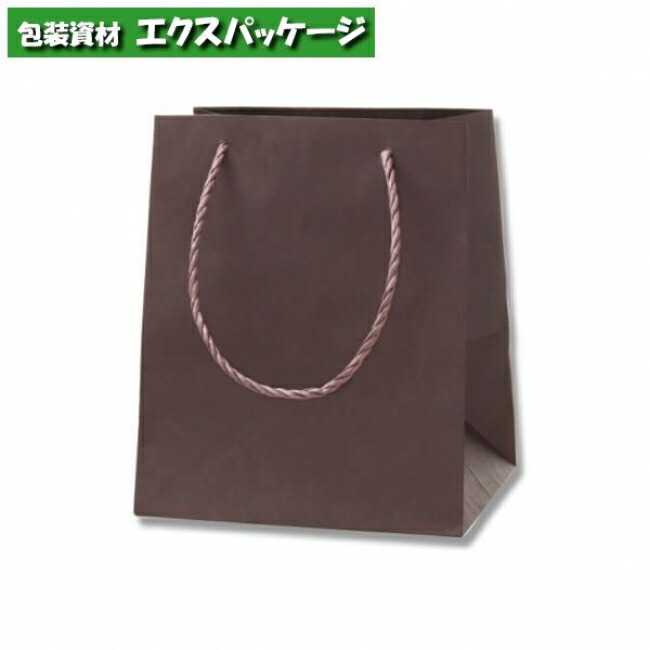 カラーアレンジバッグ　SS　焦茶　50枚入　#006441041　ケース販売　取り寄せ品　シモジマ