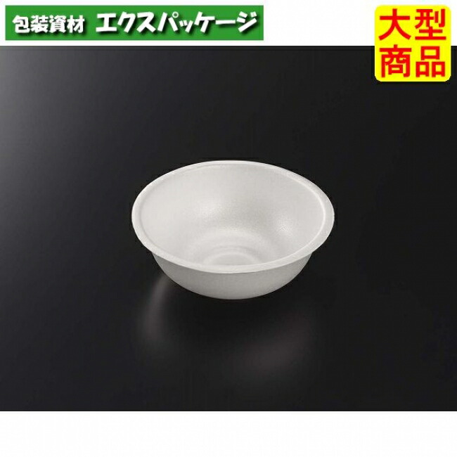 おわん　白　本体のみ　3600枚入　#010694　ケース販売　大型商品　取り寄せ品　中央化学