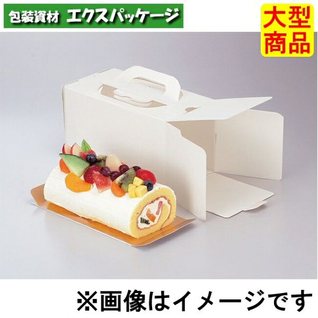エコロール 6寸 手提台紙付 DE-91 ロールケーキ 100枚入 ケース販売 大型商品 取り寄せ品 ヤマニパッケージ|袋 容器 製菓 エクスパッケージ