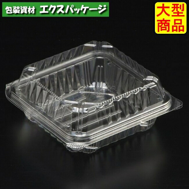 ユニコン　LS-T7　透明　本体・蓋一体　1000枚入　5ST7110　ケース販売　大型商品　取り寄せ品　スミ