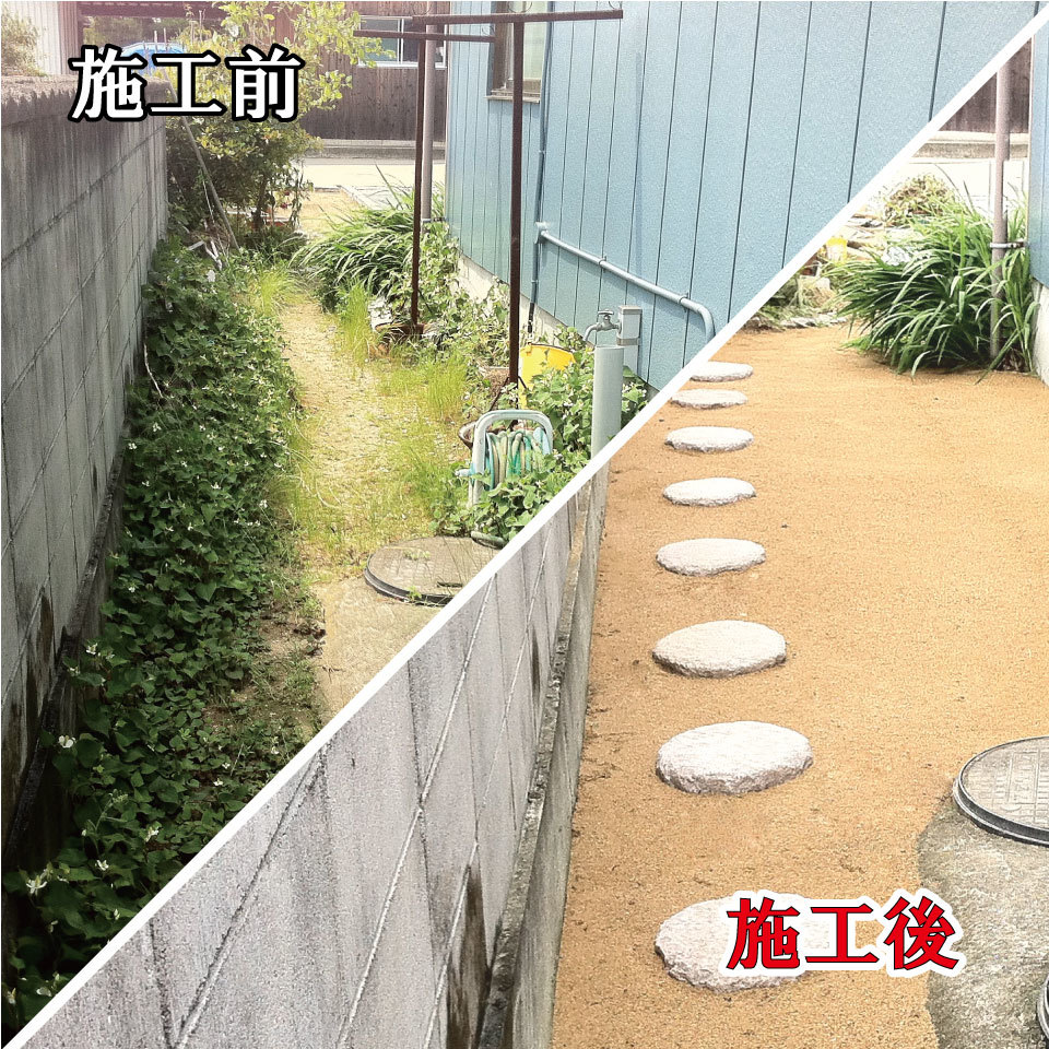 楽天市場 新開発固めない防草材 施工が簡単で失敗もありません 防草サンド15ｋｇ Exterior Material 楽天市場店