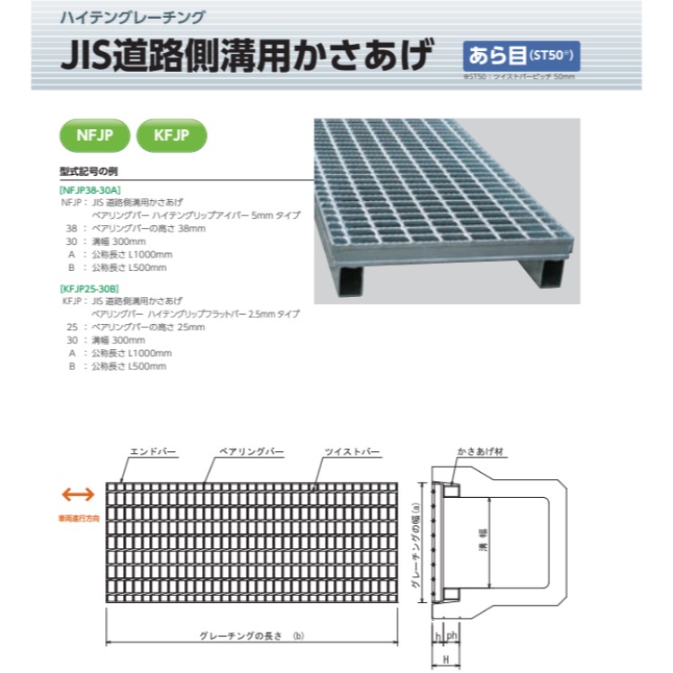 宝機械 ハイテングレーチング JIS道のり雨うけ用かさあげ あら目 グレーチング-花・ガーデン・DIY-エクステリア・ガーデンファニチャー