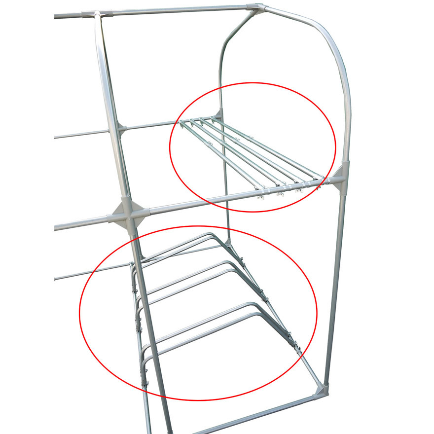 サイクルハウス用パイプ棚 サイクルストッパーセット 3台用 パイプ棚と自転車が自立できるタイヤストッパー後付け可能 法人個人送料無 パイプ棚と自転車が自立できるタイヤストッパー後付け可能 大人用 手動ベンダー2ヶ所曲げ加工 Painandsleepcenter Com