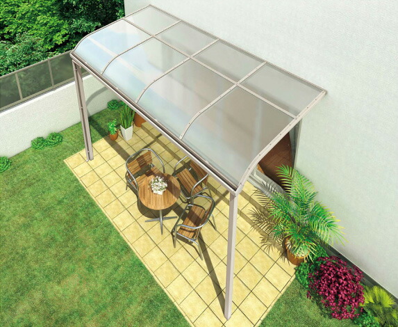 R屋根タイプテラス2 間口2040mm×出幅10尺2975mm×高さ2500mm