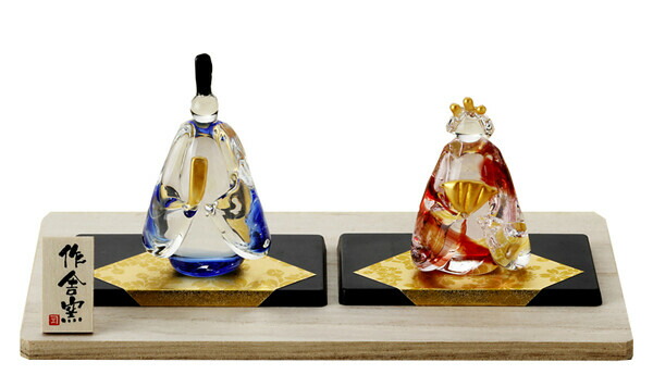 楽天市場】雛人形 コンパクト ガラス 人形師の手造りひな人形 柚子舎作