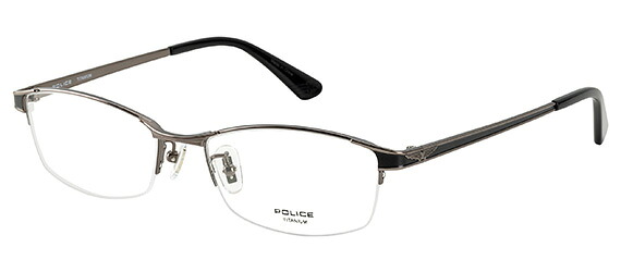 POLICE ポリス メガネ チタンフレーム 2023春夏モデル 国内正規代理店品 VPLL54J-0568 ナイロール【送料無料】【コンビニ受取対応商品】