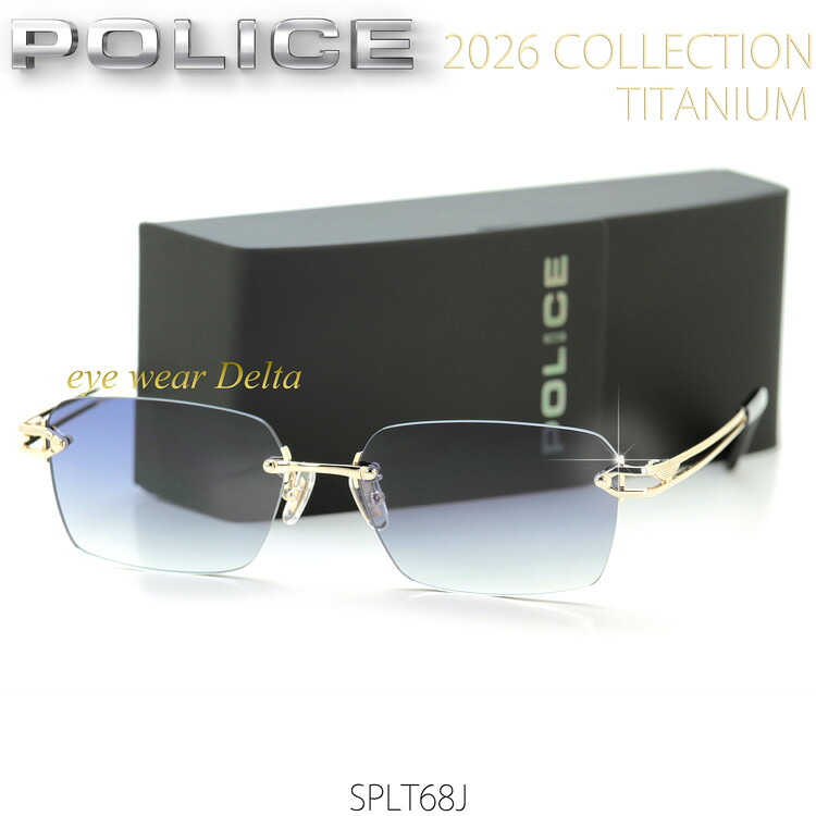 POLICE ポリス サングラス 2026年モデル SPLT68J-0300 国内正規代理店商品