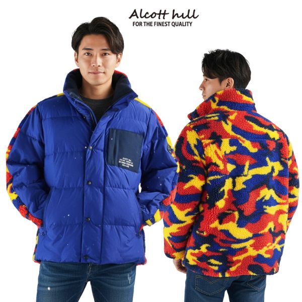 楽天市場】アルコット ヒル ダウンジャケット LL サイズ モスグリーン