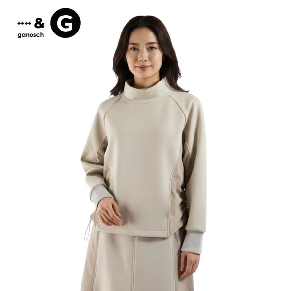 セットアップ カットソー ガノッシュ フリーサイズ 257-80763 lady レディース カジュアル スポーティ 厚手 AW 秋 冬 ganosch ロング スカート