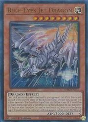 遊戯王　ブルーアイズ・ジェット・ドラゴン　EU版(英語) スターライト　1st 英語版 DTP1-EN001 Blue-Eyes White Dragon 青眼の白龍