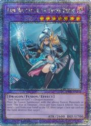 英語版　紫　Dark Magician Girl the Dragon Knight(25thS)(1st)(竜騎士ブラック・マジシャン・ガール)(RA03-EN258)