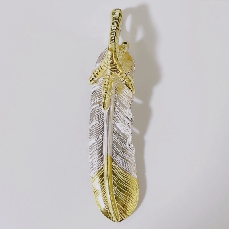 楽天市場】18金 ペンダントトップ 先金フェザー 18k ネックレス