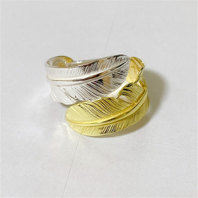 K18 7号 フェザー リング ゴールド 全金 18金 18K 正規品 goro's K18 全金 プレーン 小 フェザーリング 7号 - メルカリ