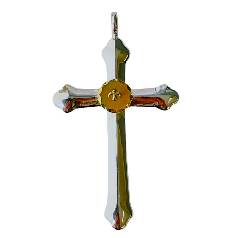 楽天市場】シルバー クロス ペンダントトップ ネックレス メタルクロス