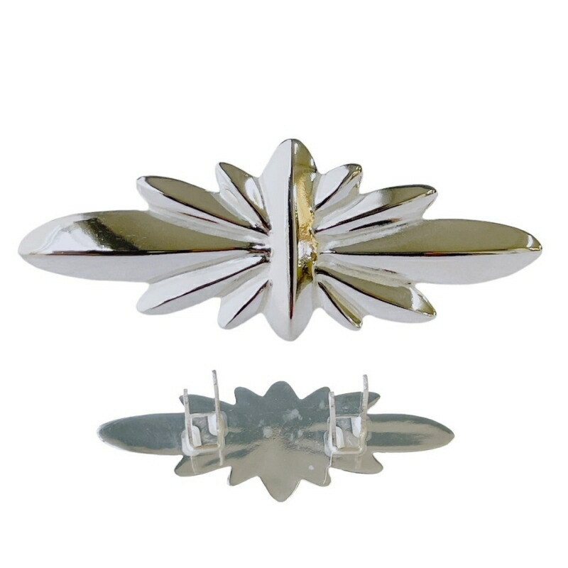 楽天市場】18金メタル付き風車コンチョ 金メタル付きフラワー横向き