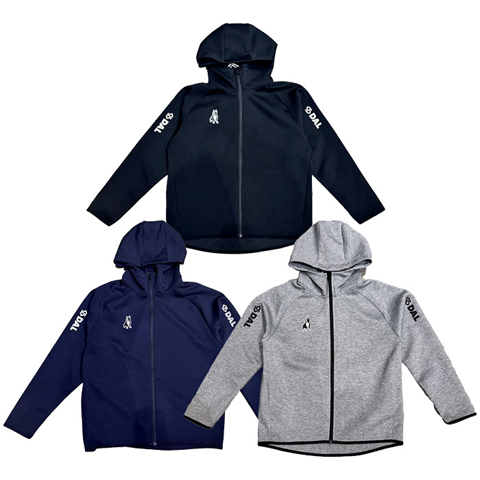 ClaudioPandiani/SoccerJunky(サッカージャンキー) フーディー「フットサル DALダンボール編み物fullZIP フーディー」(cp25d34)【フットサル 蹴球 パーカー 備品】
