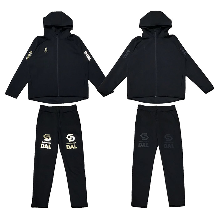 ClaudioPandiani/SoccerJunky(サッカージャンキー) ジップフーディ「DALダンボールニットfullZIP フーディー&DALダンボールニットロングパンツ」(cp25d34v-35v)【フットサル サッカー フーディ 用品】｜フットボールトレジャー店