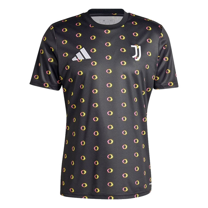 ユベントス トレーニングシャツ「Adidas/アディダス ユベントス 24/25 プレマッチシャツ」(is5789)【サッカー シャツ ウェア 用品】