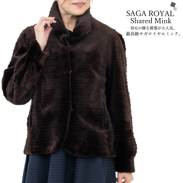 楽天市場】【新品】大人気/SAGA/パッチワークシェアードミンクロング