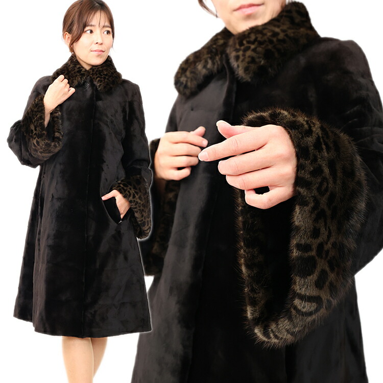 ジャンフランコフェレ ミンクコート 赤 シルク 毛皮ジャケット