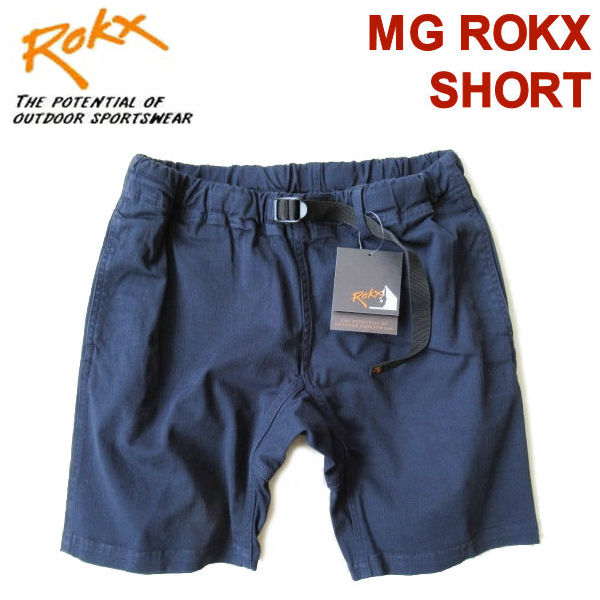 ROKX/ロックス【エムジーロックスショーツ】MG ROKX SHORT ストレッチクライミングショーツ RXMS193022 ネイビー