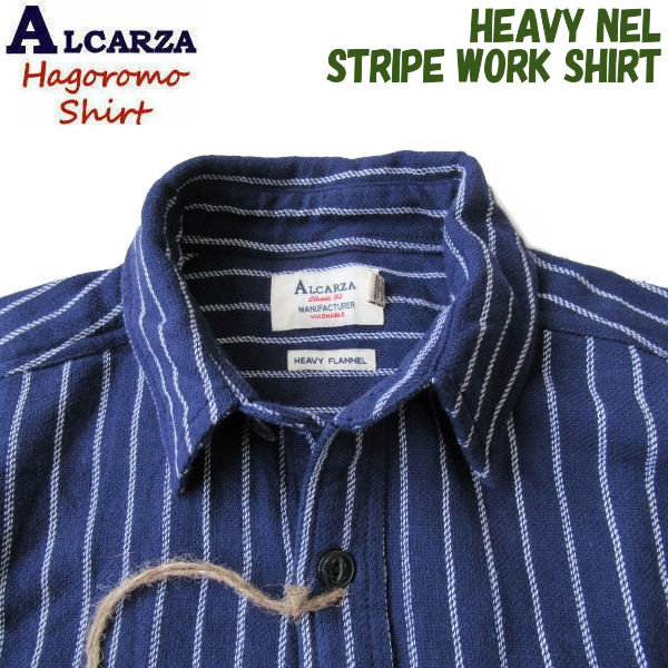 楽天市場】☆UESウエス☆インディゴストライプネル 501656ネルシャツ
