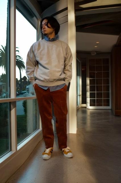 『REDWOOD CLASSICS』 　(レッドウッド クラシックス)　ポーラー クルーネック 　スウェットシャツ　　カナダ製（グレイミックス）MADE IN CANADA