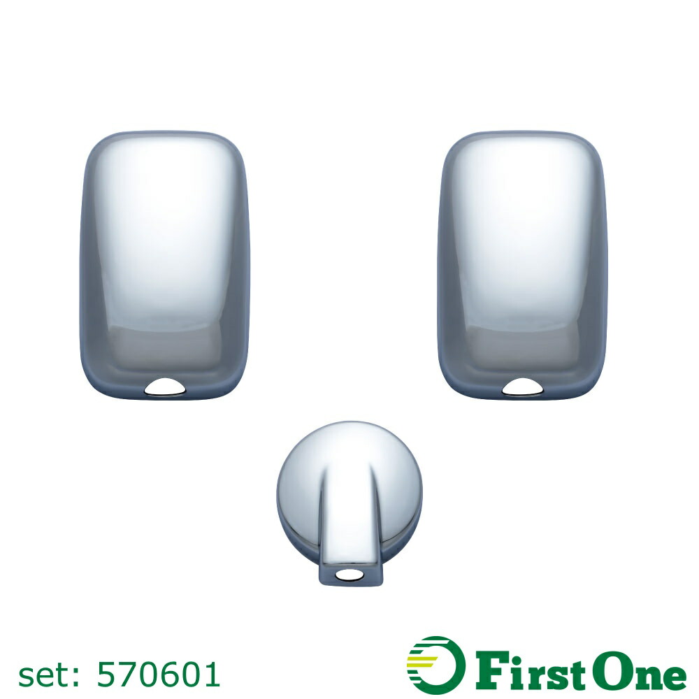 楽天市場】トラック メッキミラーカバーセット いすゞ NEWエルフ