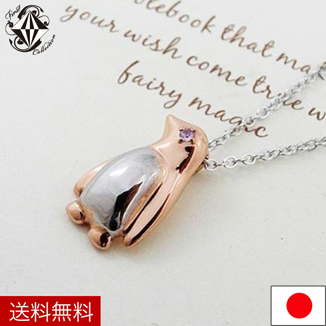 楽天市場】ピンクゴールドコーティング ペンギンネックレス ペンギン