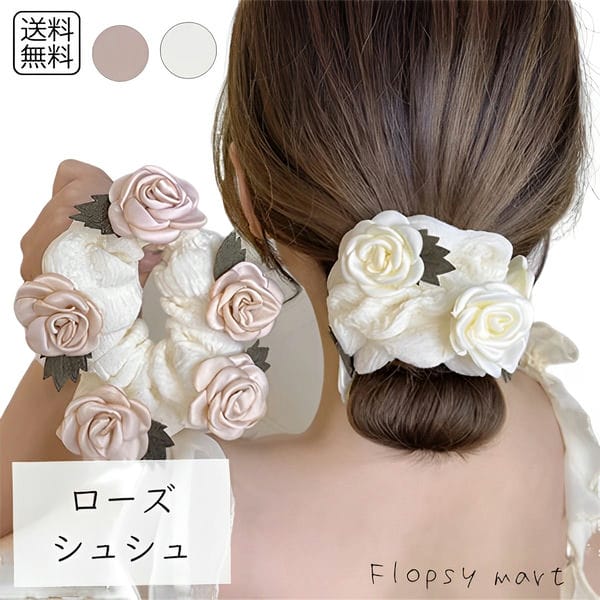 ローズクリップヘッドドレス ローズクリップヘッドドレス ピンク - メルカリ