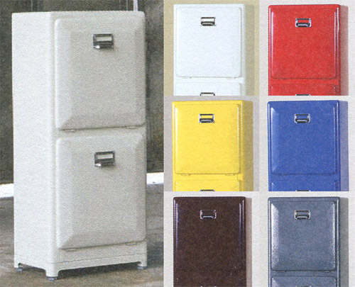 楽天市場】ダルトン DULTON トラッシュカン ダブルデッカー Galvanized